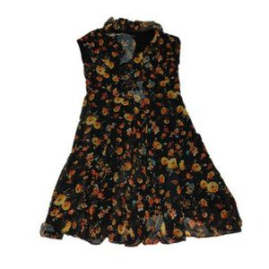 FLORAL PRINT DRESS, SIZE: XL